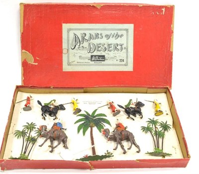 Lot 1310 - Britains Set 224 Arabs Of The Desert including four figures on foot, two on horseback, two on...