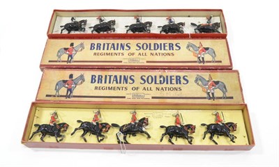 Lot 1312 - Britains Set No.2 The Royal Horse Guards (Review Order) in Regiments of All Nations box (F-G,...