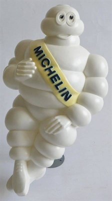 Lot 41 - Michelin Man Advertising Figure in plastic, on metal mount 18";, 46cm high (E)