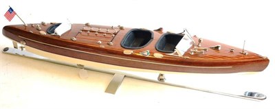 Lot 46 - Authentic Models (AM) An Excellent Model Of A Typhoon Speedboat the prototype was built in 1929 for