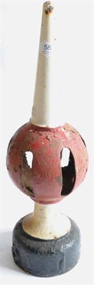 Lot 58 - BR (WR) Signal Finial, with circular base (F-G)