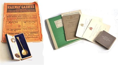 Lot 62 - Collection Of Paperwork And Other Items Relating To The  Darlington-Stockton Railway Centenary...