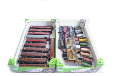 Lot 68 - Hornby Dublo 2-Rail (Or Converted To 2-Rail) Locomotives And Rolling Stock two Pacific...