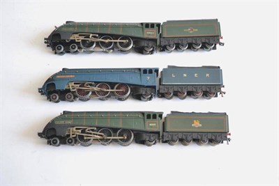 Lot 76 - Hornby Dublo 3-Rail Three A4 Locomotives Silver King BR 60016, Sir Nigel Gresley LNER 7 and Mallard