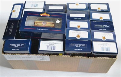 Lot 93 - Bachmann OO Gauge Twenty Two Assorted Wagons including 33178 ICI Salt, 37177 7-Plank Benzol &...