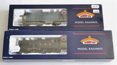 Lot 98 - Bachmann Two Locomotives 32875 2-6-4T Fairburn LMS 2691 and 32031 Class 20Diesel BR 20052,...