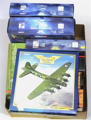 Lot 161 - Corgi Aviation Archive Nineteen Military Aircraft Sally 'B', Mustang and Thunderbolt 3-pack, Battle