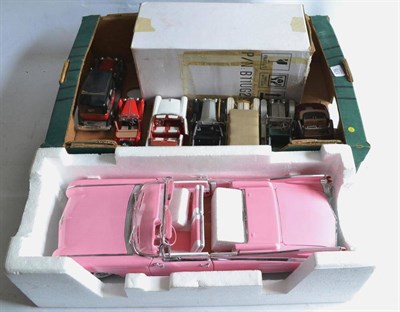 Lot 178 - Franklin Mint 1957 Mercedes Benz 300SC (E, in original box) another (unboxed) 1935 Mercedes...