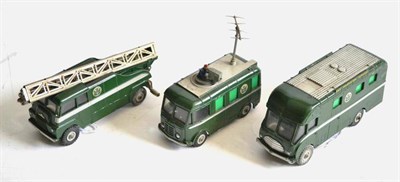 Lot 208 - Dinky BBC Outside Broadcast Vehicles Roving Eye, Extending mast vehicle and Mobile control room...