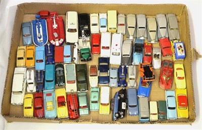 Lot 231 - Dinky Various 1950's/1960's Vehicles including load speaker vans, Cadillac, two Hovercrafts,...