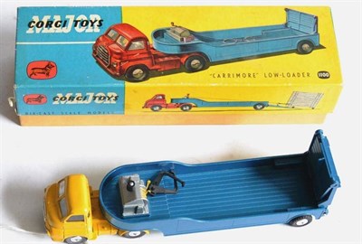 Lot 237 - Corgi 1100 Bedford S Type Carriemore Low-Loader yellow cab (E, chip/wear to top left hand side...