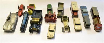 Lot 247 - Budgie Noddy Train And Other Diecast two piece train and wagon with plastic figures of Noddy...