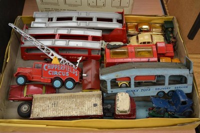 Lot 261 - Various Manufacturers A Quantity Of Assorted Unboxed Diecast including Dinky Auto Service car...