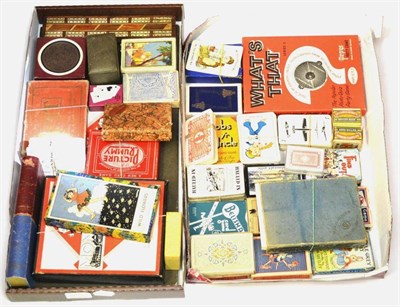 Lot 264 - Collection Of Card Games including Find Out Enid Blyton mystery game, Impertinent Questions, Little