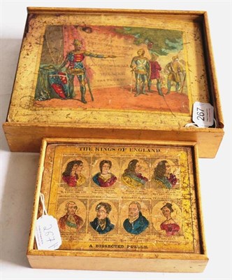 Lot 267 - Dissection Puzzles: Two Victorian Historical Puzzles The Principal Events in English History...