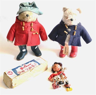 Lot 271 - Pelham Puppet Noddy in original box (lacking identifying stamp/label) and a small Minnie Mouse...