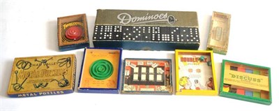 Lot 275 - R Journet Six Dexterity Puzzles Twirlywirly, The Road Sign, Pigs in Clover, The Discuss, The...