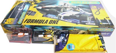 Lot 276 - Scalextric 3 Formula 1 Set containing McLaren Mercedes (David Coulthard) and a Williams BMW...