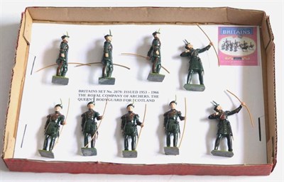 Lot 317 - Britains Set 2079 The Royal Company Of Archers, The Queen's Bodyguard For Scotland comprising...