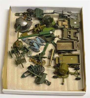 Lot 340 - Various Manufacturers Assorted Guns And Other Items including Astra coastal gun and AA gun,...