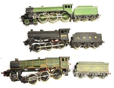 Lot 6 - Constructed OO Gauge Kits With Motors, 4-6-0 King Class finished in green as GWR 6008 King James II