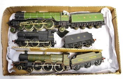 Lot 7 - Constructed OO Gauge Kits With Motors, 4-6-2 Gresley Class A3 finished in green as LNER 2751...