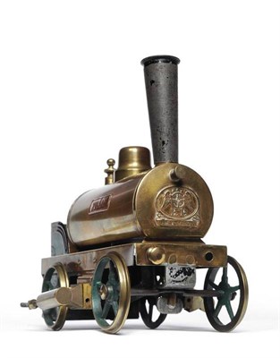 Lot 10 - Ernst Plank Gauge VIII (65mm) Live Steam 2-2-0 Dribbler Locomotive 'Vulkan' with twin...