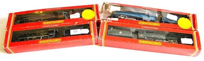 Lot 53 - Hornby Railways OO Gauge Four Steam Outline Locomotives R196 BR Pacific 46209 Princess...