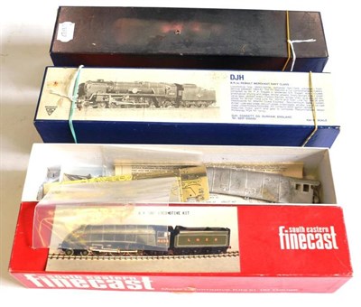 Lot 83 - Unmade OO Gauge Kits, DJH K84 BR(S) Merchant Navy Class, South Eastern Finecast LNER/BR A4 and...