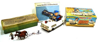 Lot 109 - TN (Nomura) Battery Operated Mystery Action Police Car, boxed and Britains General Purpose...