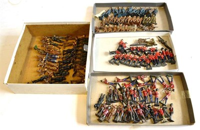 Lot 150 - Britains, Taylor & Barratt And Others A Collection Of Loose Military Figures, including 16 RAF,...