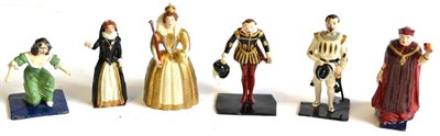 Lot 178 - Richard Courtenay Historical Figures Queen Elizabeth I, Cardinal Wolsey, Sir Walter Raleigh,...