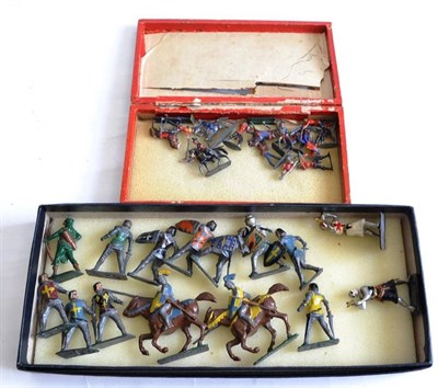 Lot 180 - Doran A Collection Of Knights including two mounted and eleven on foot including one archer...