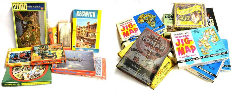Lot 188 - Jigsaws: A Collection Of Assorted Examples