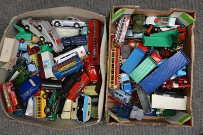 Lot 213 - A Collection of Unboxed Diecast Vehicles, mainly repaints, including cars, commercials and...