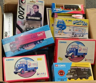 Lot 217 - A Collection of Forty Four Boxed Corgi Buses and Commercial Vehicles, including original...