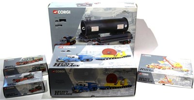 Lot 259 - Corgi Heavy Haulage 31014 Sunter Brothers Guy Invincible long platform trailer, 18001...