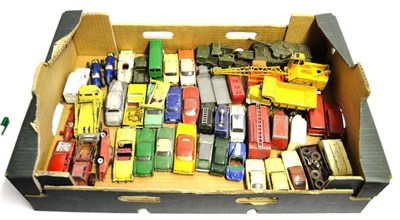 Lot 262 - Dinky A Collection  Of Unboxed Models, including Leyland Octopus (boxed) two Mighty Antar...