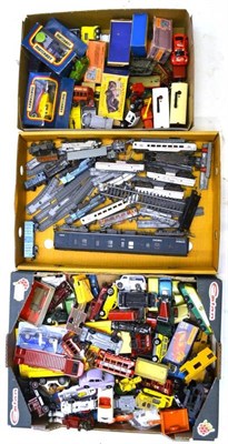 Lot 267 - A Collection of Unboxes Matchbox and Other Small Scale Vehicles, together with a few boxed and...