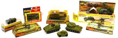 Lot 294 - Dinky Military Models 617 Volkswagen KDF with 50mm anti-tank gun, boxed with display insert and...