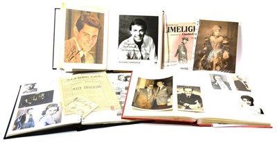 Lot 328 - Three Albums of Signed Photographs of Entertainers, from the Edwardian era to modern day,...