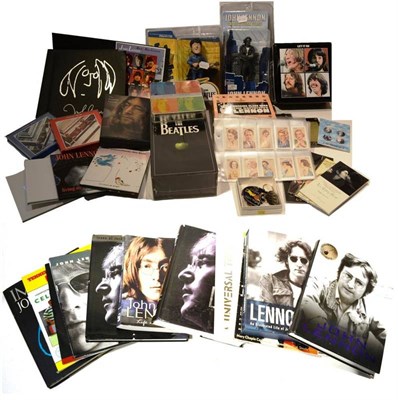 Lot 336 - John Lennon/The Beatles A Collection Of Modern Memorabilia including Complete box set of...