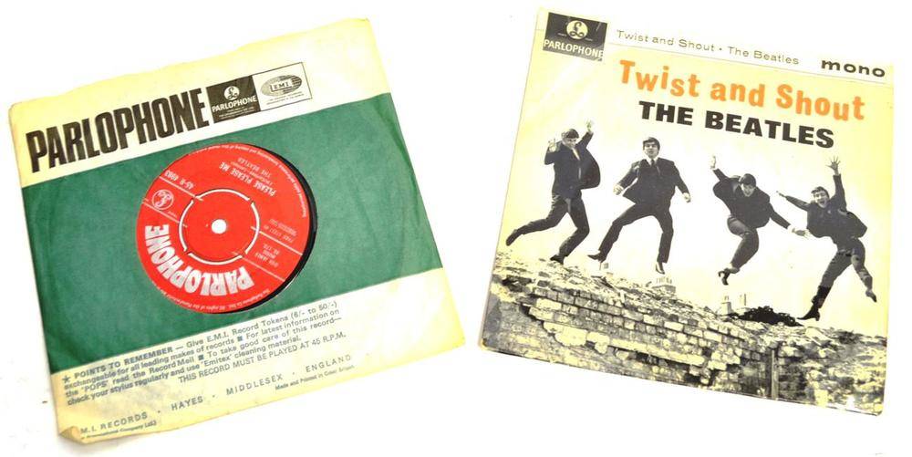 Lot 338 - The Beatles Please Please Me, original red label Parlophone single, B-side Ask Me Why together with