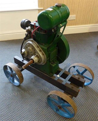 Lot 353 - Petter Type A1 Petrol Engine No.565189, 2bhp, 1000rpm, on wooden stand