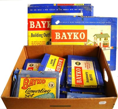 Lot 45 - Boxed Bayko Building Sets, including Building Outfits No's 14 and 15, Accessory Outfits 14C,...