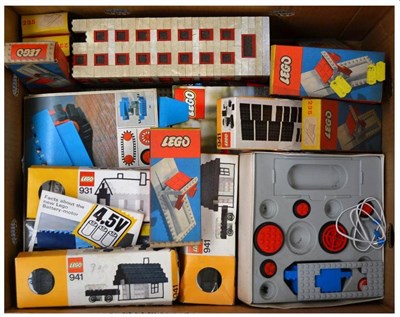 Lot 47 - A Collection of Boxed Lego, including two 700/0 sets, car sets 390 and 103, accessory sets etc