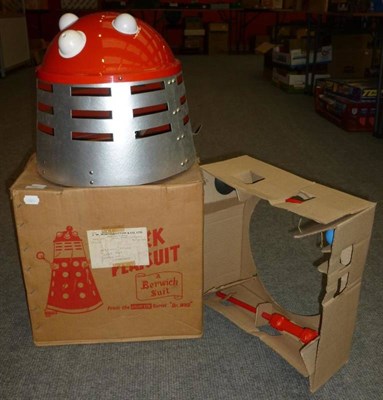 Lot 86 - A Boxed Berwick Dalek Playsuit, from the TV serial Dr. Who, complete and unused, with packaging and