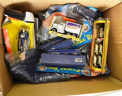 Lot 93 - Mixed Toys, including three boxed sonic control cars, two boxed radio control police cars,...