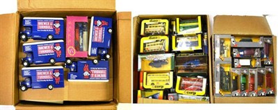 Lot 172 - A Collection of Boxed Corgi Vehicles, approximately 80 models, including Classic cars, buses...