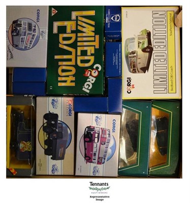 Lot 176 - A Collection of Boxed Corgi Vehicles, approximately sixty models including United Dairies...